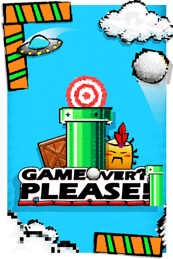 Steam portrait for Game Over Please.