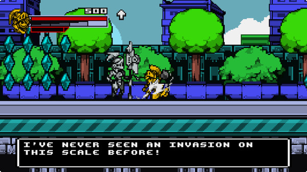 Скриншот из The Joylancer: Legendary Motor Knight