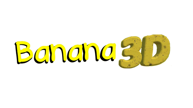 Banana 3D Logo