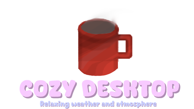 Cozy Desktop: Relaxing Weather and Atmosphere Logo