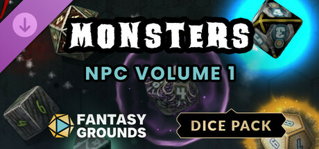 Fantasy Grounds - Monsters NPC Dice Pack Volume 1 cover art