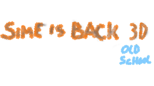 Sime Is Back 3D Old School Logo