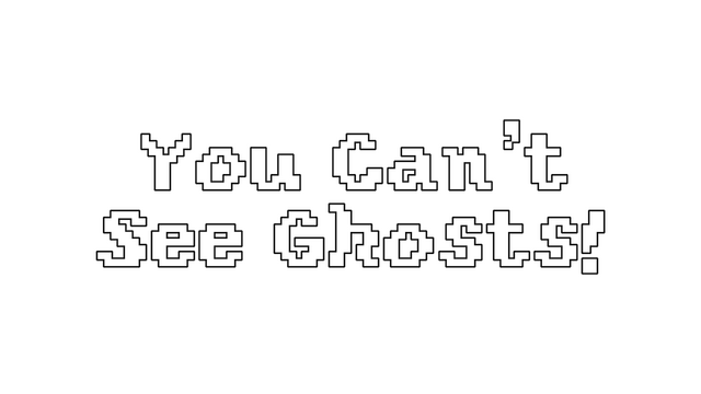 You Can't See Ghosts! Logo