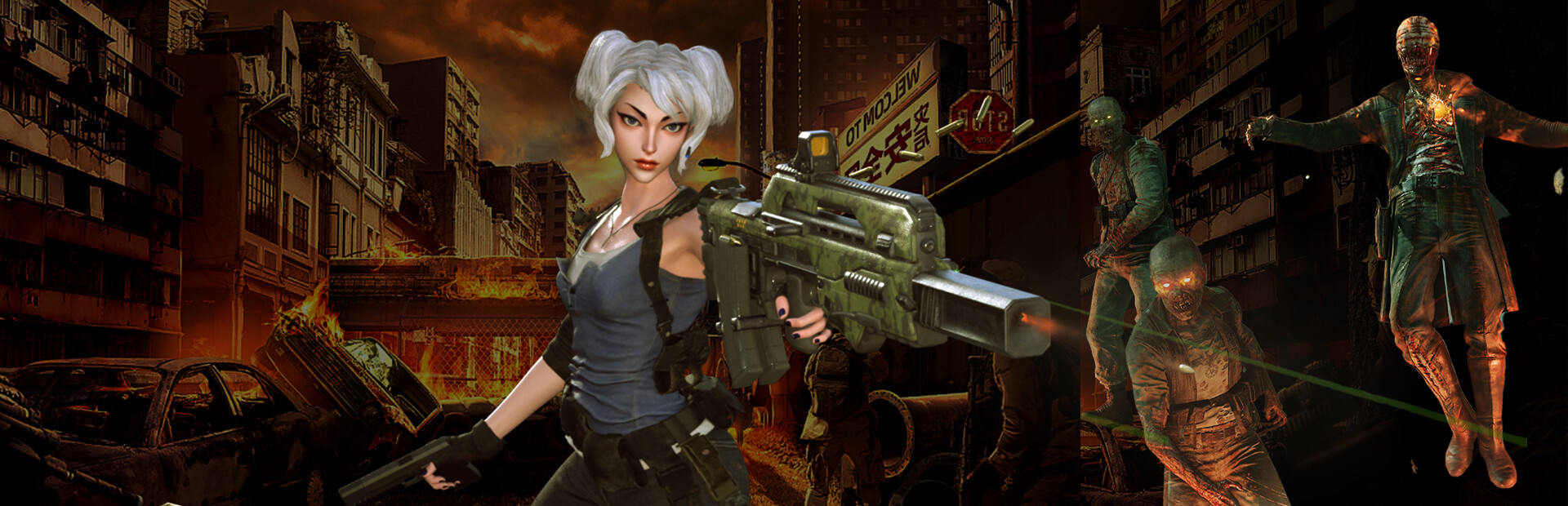 Gunfire Girl: Zombie Hunt