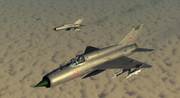 Скриншот из DCS: MiG-21bis