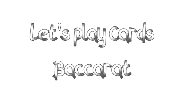 Let's play Cards Baccarat Logo