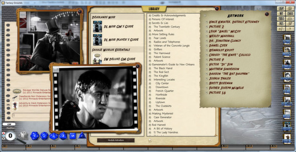 Скриншот из Fantasy Grounds - Deadlands Noir