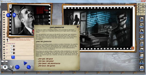 Скриншот из Fantasy Grounds - Deadlands Noir