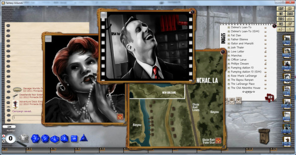Скриншот из Fantasy Grounds - Deadlands Noir - The Old Absinthe House Blues (Adventure)