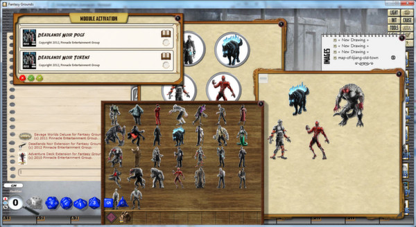 Скриншот из Fantasy Grounds - Deadlands Noir - Figure Flats (Token Pack)