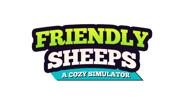 Friendly Sheeps: A Cozy Simulator Logo