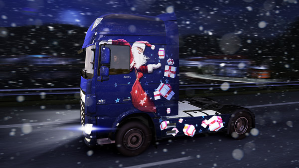 Скриншот из Euro Truck Simulator 2 - Christmas Paint Jobs Pack