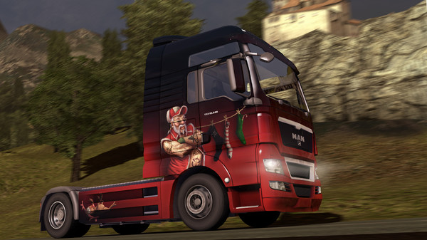 Скриншот из Euro Truck Simulator 2 - Christmas Paint Jobs Pack