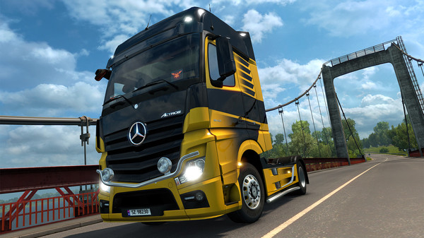 Скриншот из Euro Truck Simulator 2 - Raven Truck Design Pack