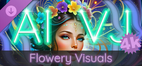 AI-VJ - Flowery 4k Visuals cover art