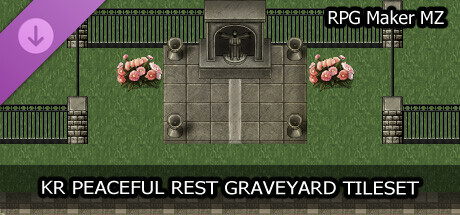 RPG Maker MZ - KR Peaceful Rest Graveyard Tileset cover art