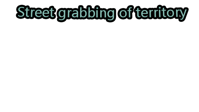 Street grabbing of territory Logo