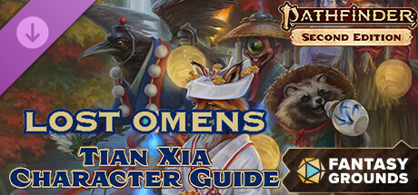 Fantasy Grounds - Pathfinder 2 RPG - Lost Omens: Tian Xia Character Guide cover art