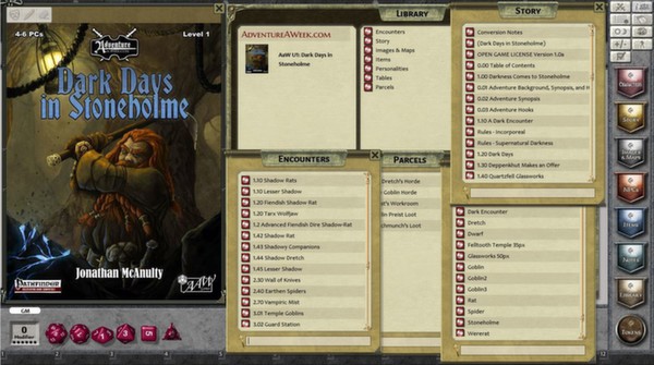 Скриншот из Fantasy Grounds - PFRPG: U1: Dark Days in Stoneholme