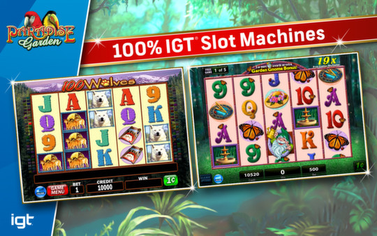 Скриншот из IGT Slots Paradise Garden