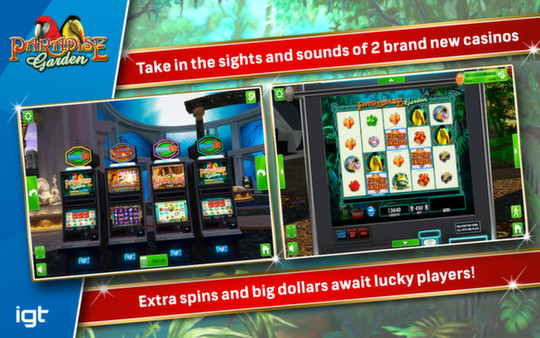 Скриншот из IGT Slots Paradise Garden