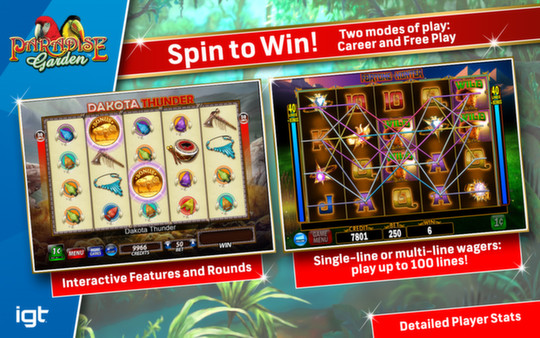 Скриншот из IGT Slots Paradise Garden