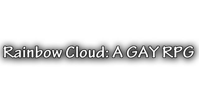 Rainbow Cloud: A GAY RPG Logo