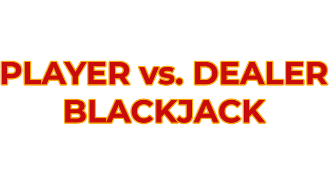 Player vs. Dealer Blackjack Logo