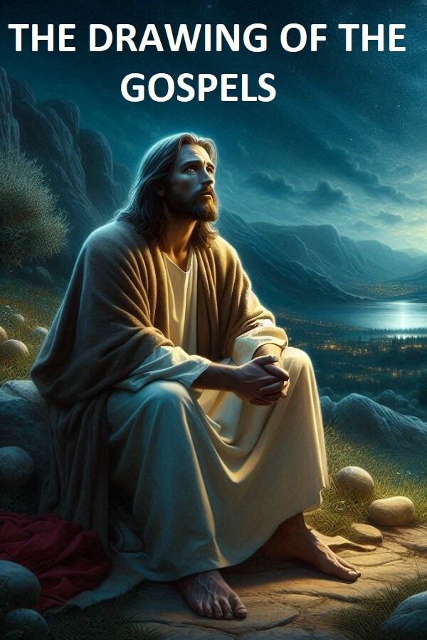 Steam portrait for The drawing of the Gospels.