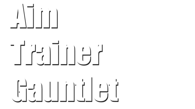 Aim Trainer Gauntlet Logo