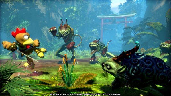 Moorhuhn: Tiger and Chicken for linux