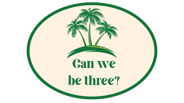 Can we be three? Logo