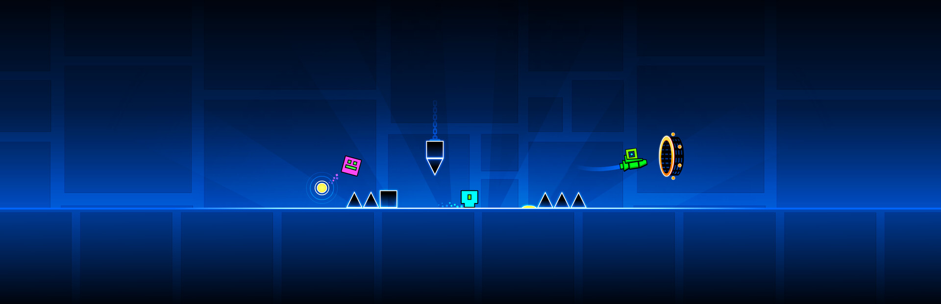 Geometry Dash Hero Image