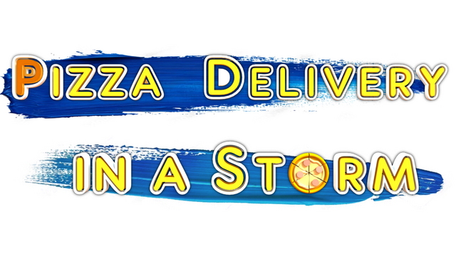 Pizza Delivery in a Storm Logo