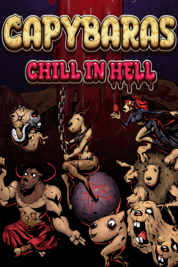 Steam portrait for Capybaras Chill in Hell.