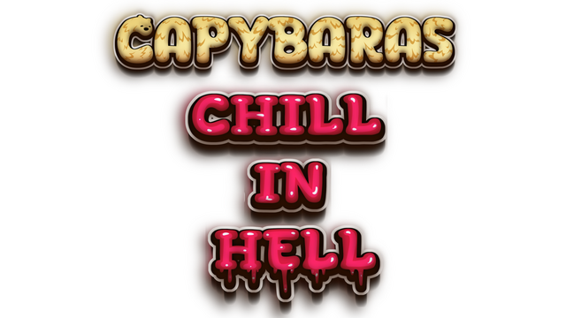 Capybaras Chill in Hell Logo