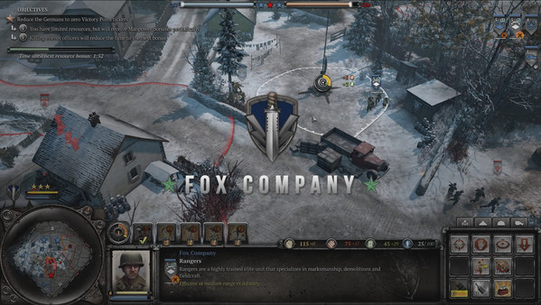 Скриншот из Company of Heroes 2 - Ardennes Assault: Fox Company Rangers