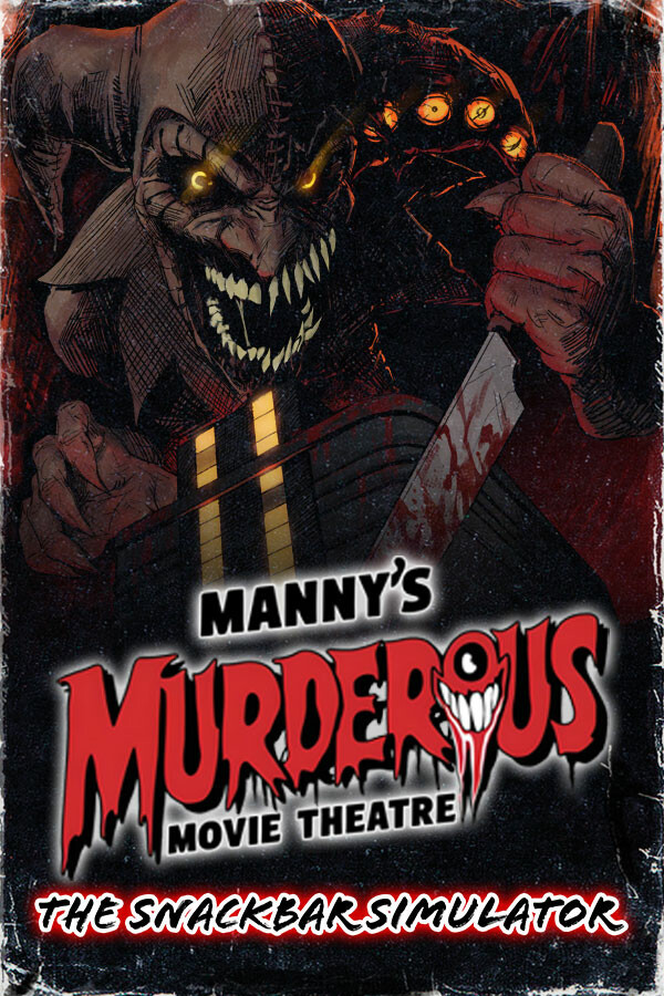Steam portrait for Manny's Murderous Movie Theater - The Snackbar Simulator.