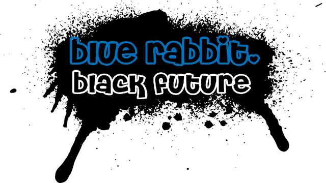 Blue Rabbit, Black Future Logo