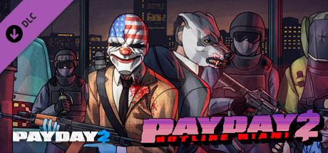 PAYDAY 2: Hotline Miami cover art