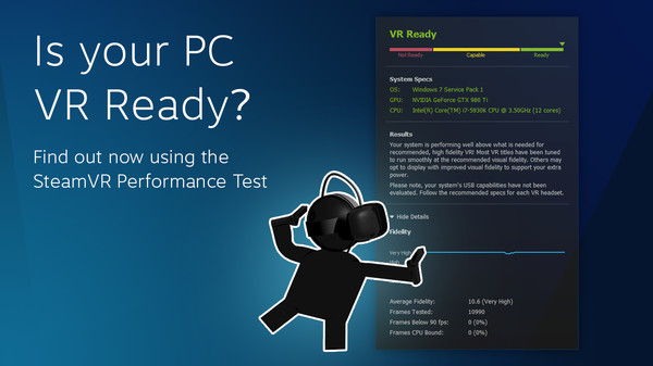 Скриншот из SteamVR Performance Test