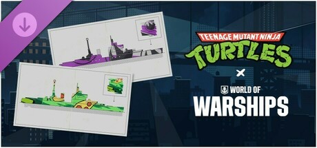 World of Warships x TMNT — Factional Permanent Camo Pack cover art