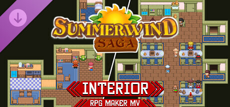 RPG Maker MV - Summerwind Saga - Interior cover art