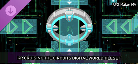 RPG Maker MV - KR Cruising the Circuits Digital World Tileset cover art