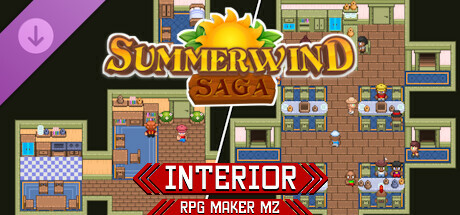 RPG Maker MZ - Summerwind Saga - Interior cover art