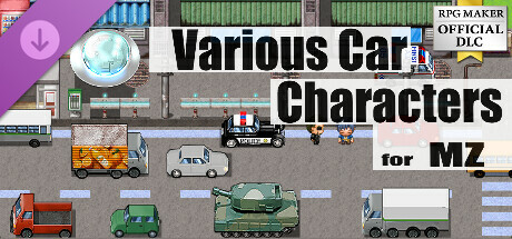 RPG Maker MZ - Various cars Characters set cover art