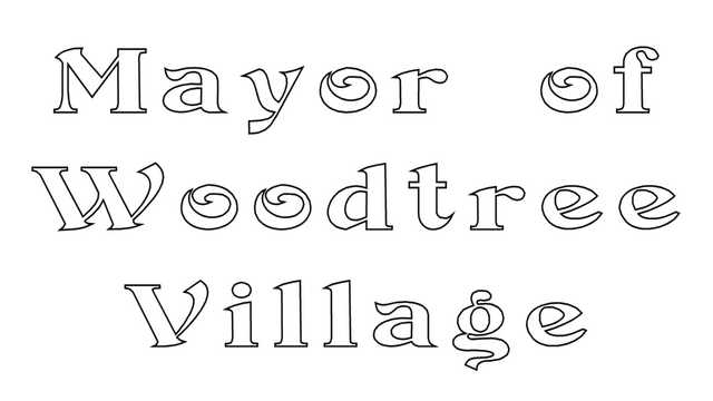 Mayor of Woodtree Village Logo