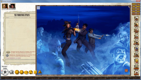 Скриншот из Fantasy Grounds - Deadlands Reloaded: Blood Drive 2