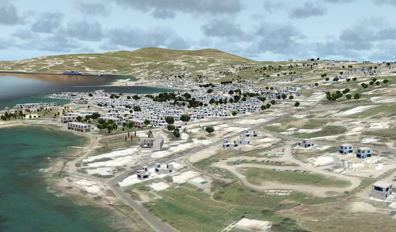 Скриншот из X-Plane 10 AddOn - Aerosoft - Airport Mykonos