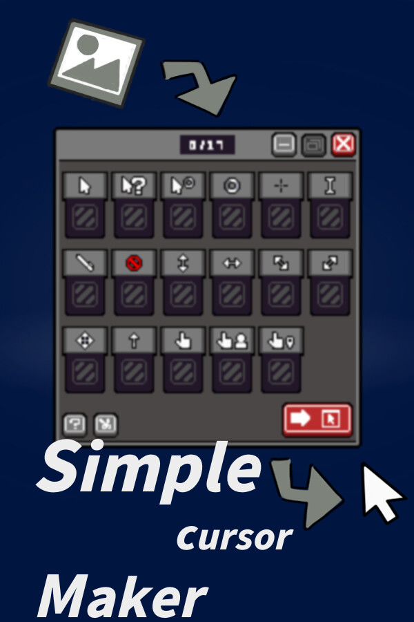 Simple Cursor Maker for steam